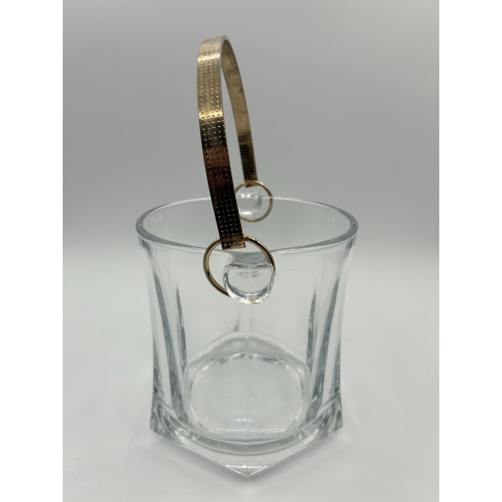 Vintage Arte Murano Silvestri Cristal Made in Italy Ice Bucket Bar Crystal/Vase - Picture 5 of 5
